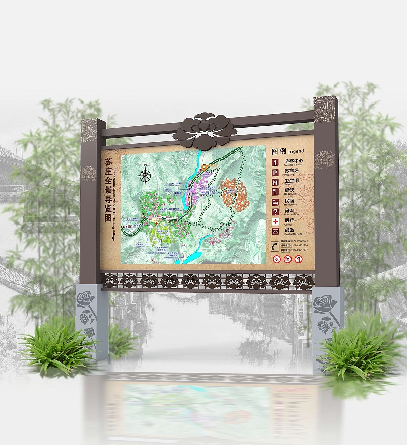 景區(qū)標(biāo)志標(biāo)牌完善系統(tǒng)，全靠這幾點2